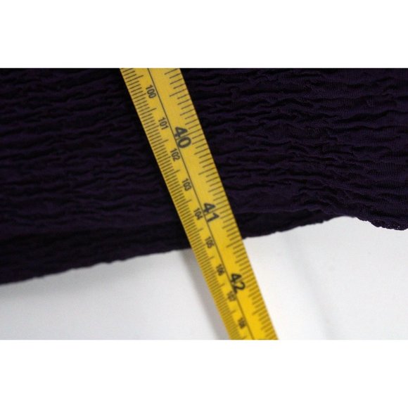 Midnight Velvet Shift Dress Womens Plus Purple Sleeveless Scoop Neck Size 16W - Picture 7 of 7